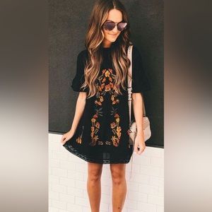 Free People Embroidered dress